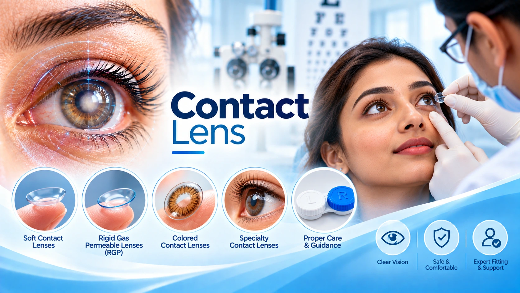 Contact Lens Clinic Procedure - Alolika Hospitex